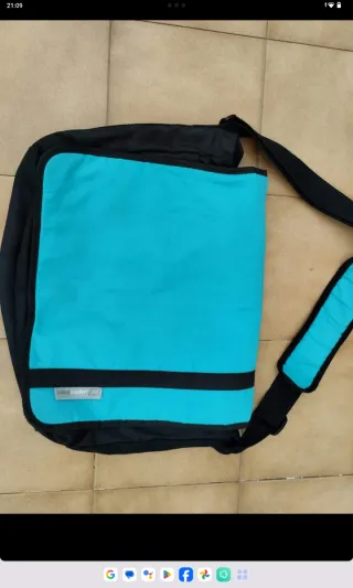 Bolso Silla Bebé Confort Azul y Negro