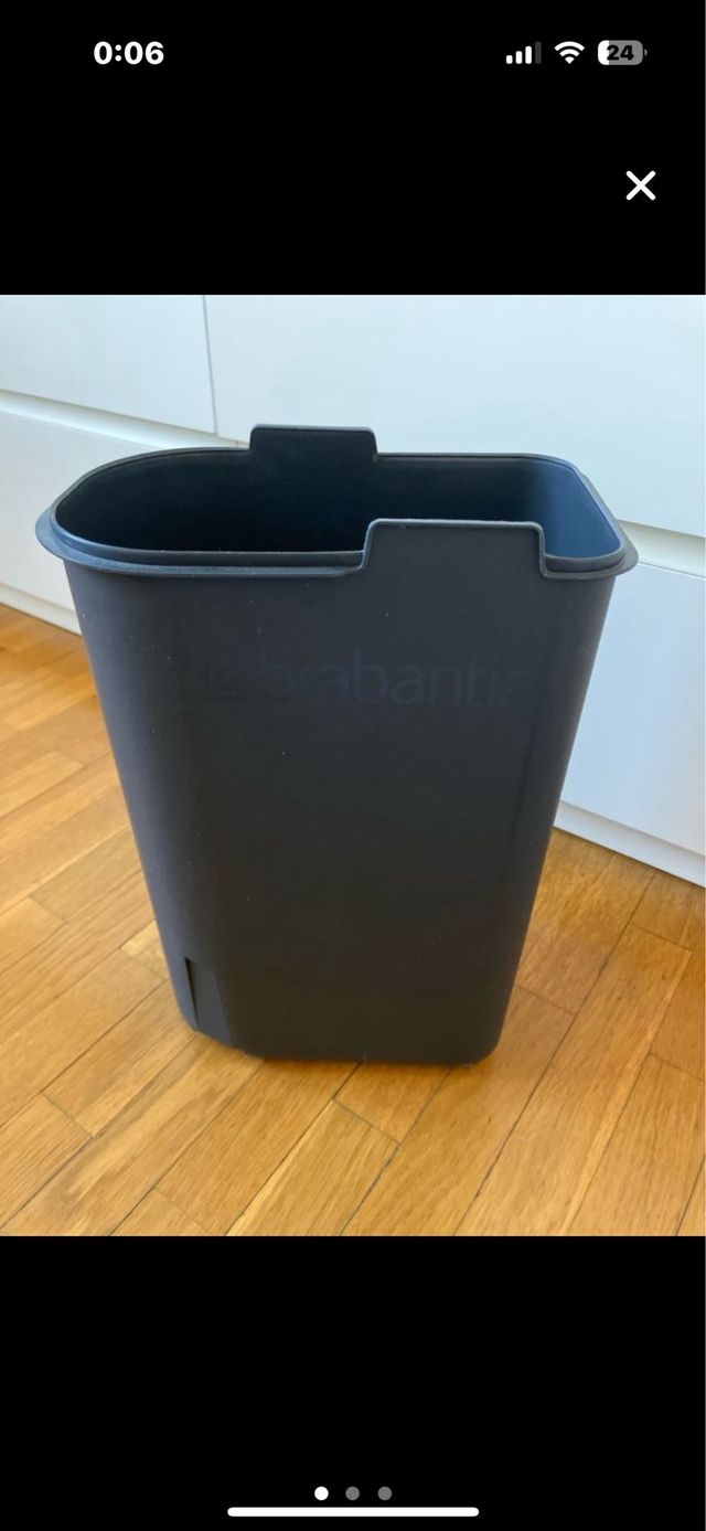 Cubo interior Brabantia Bo Hi 11L. Basura
