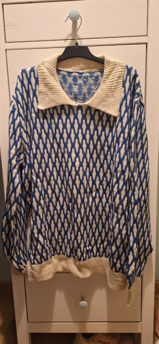 Jersey mujer estampado geométrico