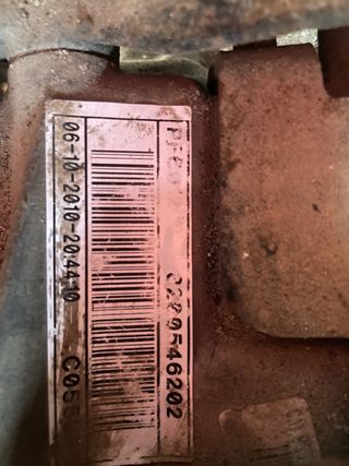 Caja Cambios Renault Trafic PF612 2010 buen estado