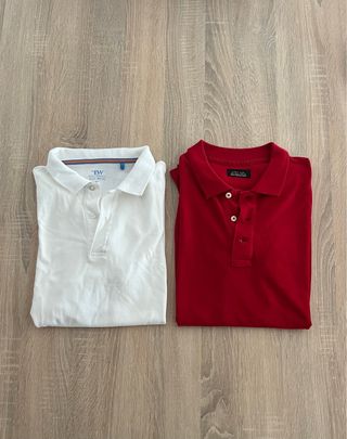 Pack 2 polos de hombre talla L