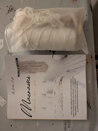Libro Macramé y Cuerda Blanca