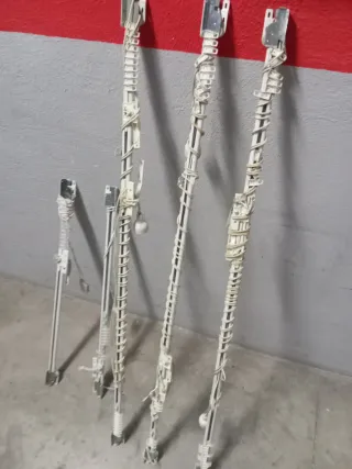 Rieles extensibles para cortinas (5 unidades)