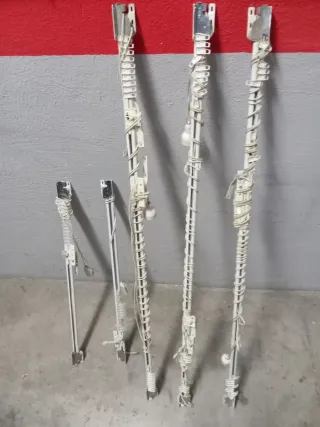 Rieles extensibles para cortinas (5 unidades)