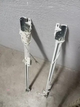 Rieles extensibles para cortinas (5 unidades)