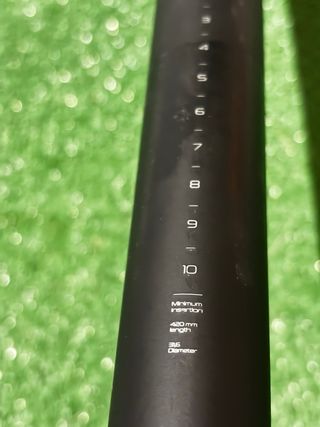 Tija Sillín Carbono Avan Force 31.6mm x 420mm