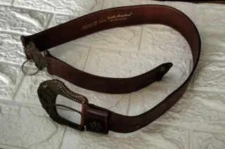 Cinturón Guido Angelloni Marrón Italiano