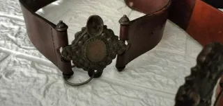 Cinturón Guido Angelloni Marrón Italiano