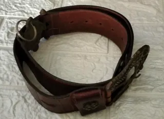 Cinturón Guido Angelloni Marrón Italiano