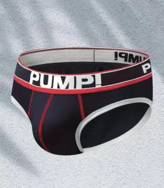 Slip PUMP! Negro y Rojo