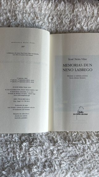 Memorias dun neno labrego