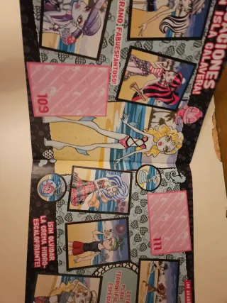 Álbum Cromos Monster High Incompleto Panini