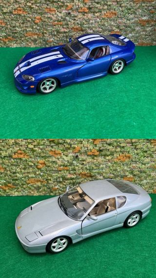 Ferrari 456 GT y Dodge Viper GTS Coupe