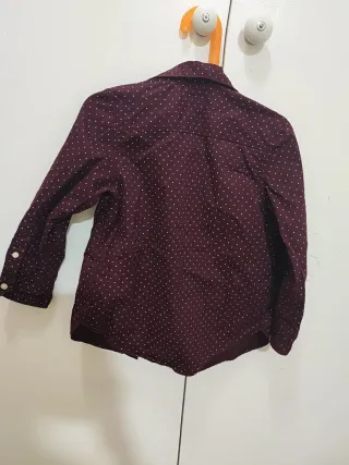 Camisa niño estampado lunares