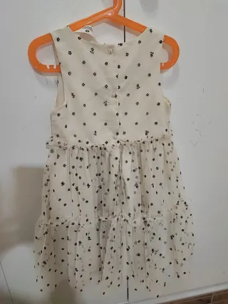 Vestido niña tul flores