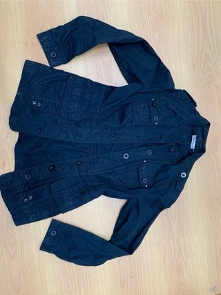 Chaqueta retro negra Talla M (36-38)