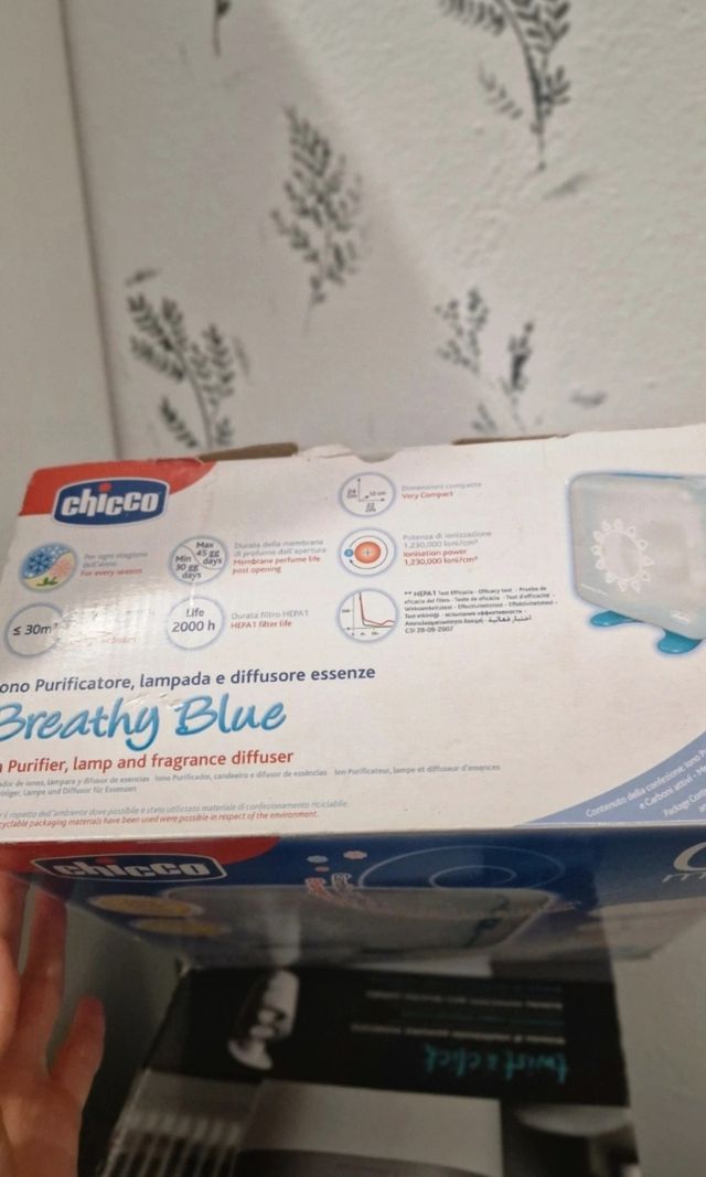 Lámpara quitamiedos Chicco Breathy Blue