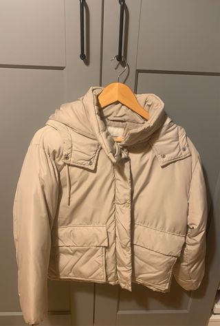 Cazadora Green Coast beige plumífero