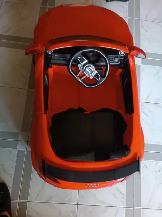 Cochecito Eléctrico Infantil Naranja