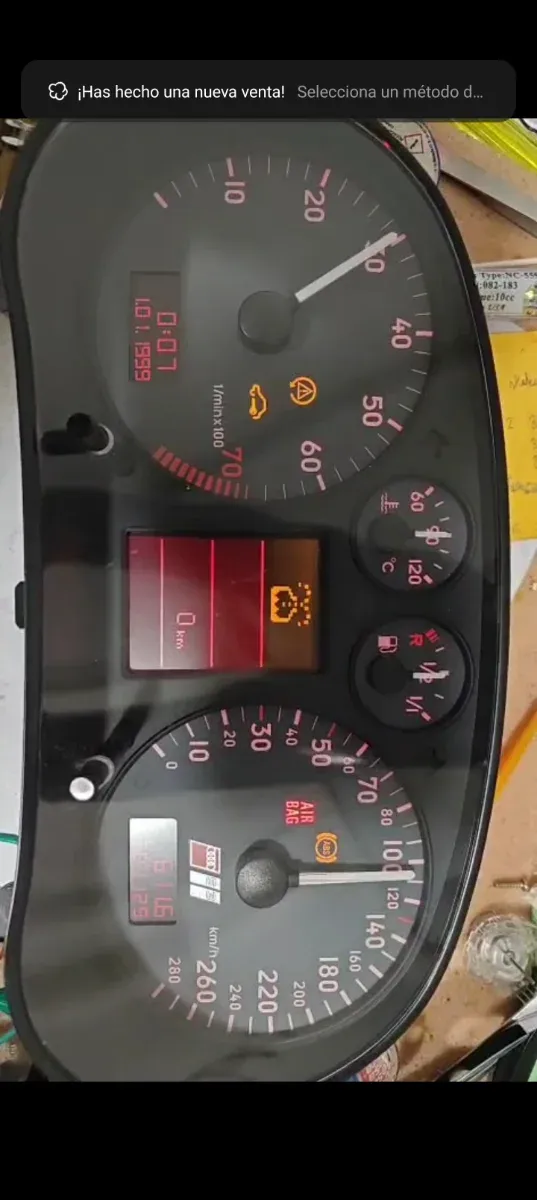 Cuadro Instrumentos Audi S3 8L Reconstruido.