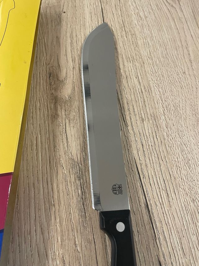 Cuchillo de cocina FC Barcelona acero inoxidable