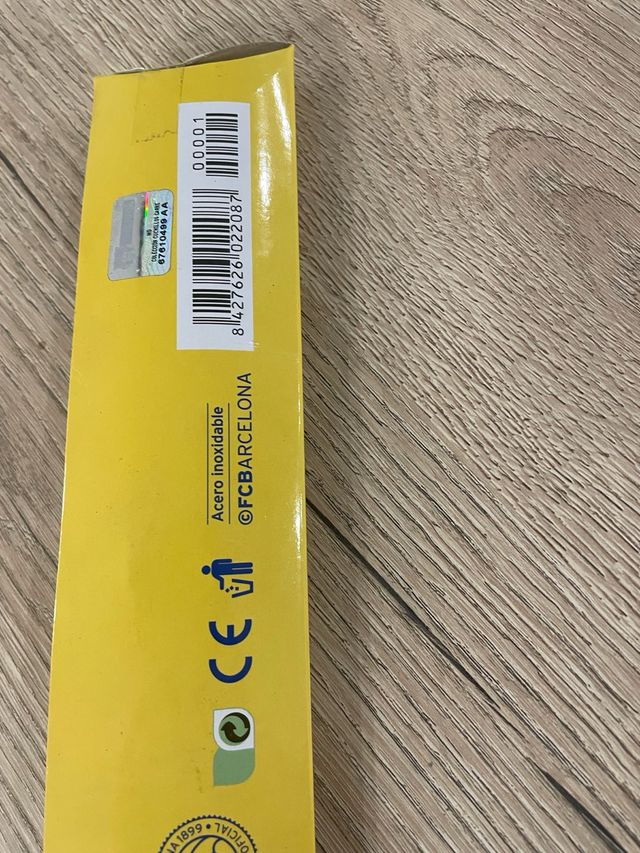 Cuchillo de cocina FC Barcelona acero inoxidable