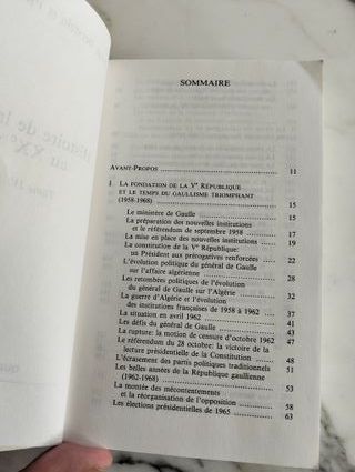 Historia Francia 1958-1974 Serge Bernstein francés