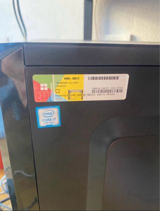 Torre PC NOX i7 Negra y Azul
