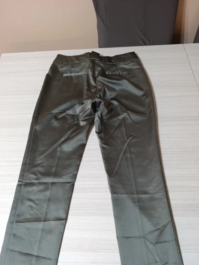 Pantaloni Mattiolo Raso Verde Oliva