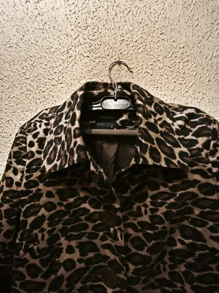 Gabardina animal print