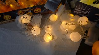 3 file luci led di Halloween a batteria
