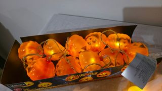 3 file luci led di Halloween a batteria