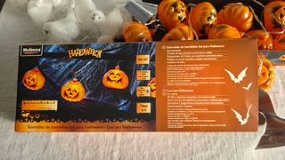 3 file luci led di Halloween a batteria