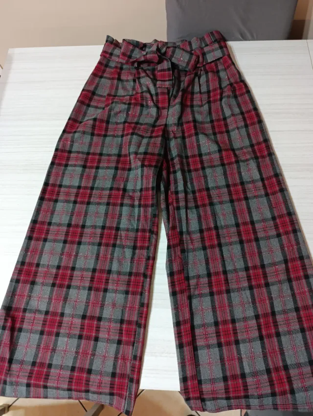 Pantaloni Roberta Biagi fantasia quadri