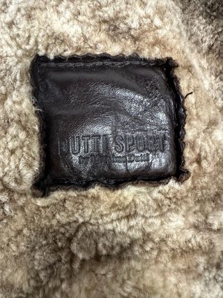 Chaqueta Piel Ovina Massimo Dutti XL Vintage