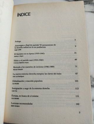 Libro La extrema derecha en Europa VVAA