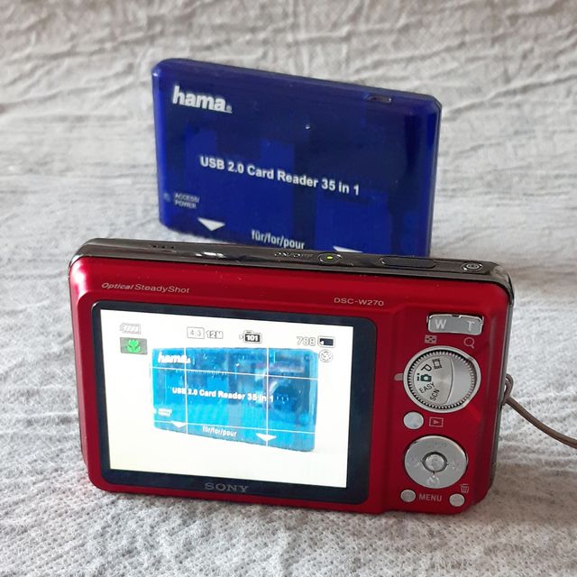 Fotocamera Sony DSC-W270 – qualità Zeiss, HD 720p