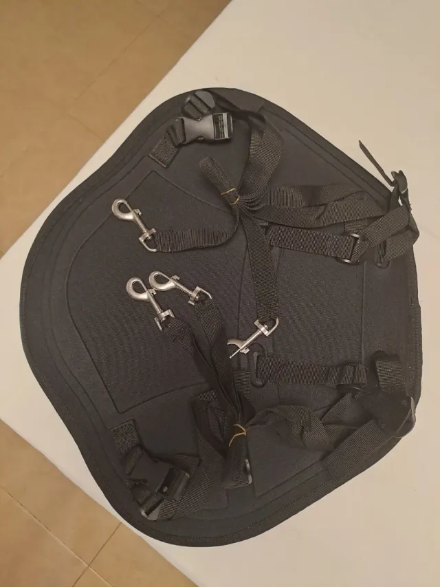 Asiento Kayak Duraero Negro y Gris