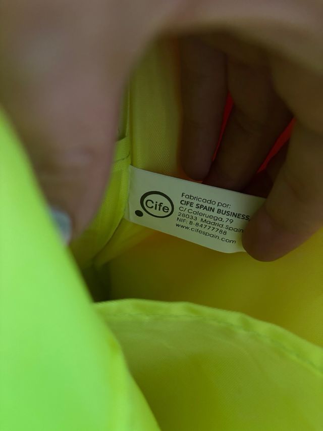 Funda portátil rosa neón