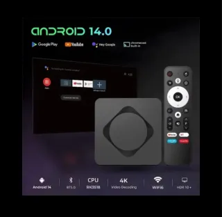 S98 Mini Android 14 TV Box 4K UHD