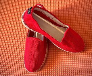 Alpargatas Esparto Rojas Talla 35