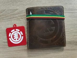 Cartera Element Marrón de cuero Vintage (Nueva)