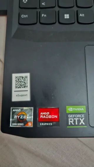 Portátil Lenovo IdeaPad Gaming 3 Negro
