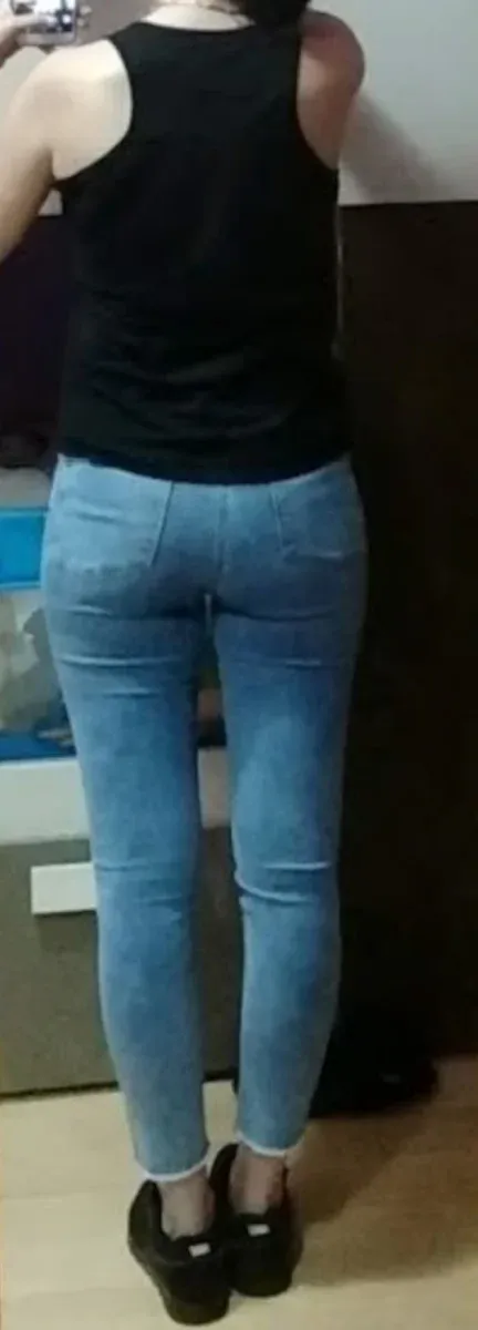 Vaquero tornasolado efecto espejo