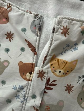 Saco arrullo invierno capazo estampado animales