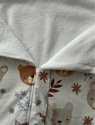 Saco arrullo invierno capazo estampado animales