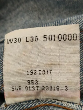Levi's 501 Vintage W30 L36 Made in USA
