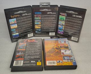 Pack 5 Juegos Mega Drive Sega