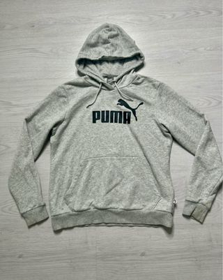 Sudadera Puma Gris con Capucha Talla L