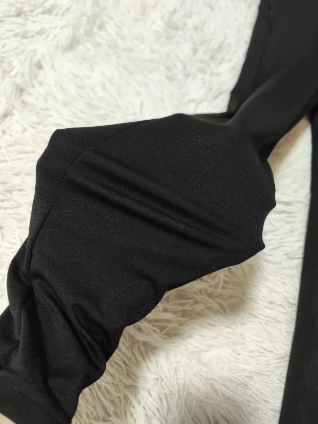 Legging negro con cremallera